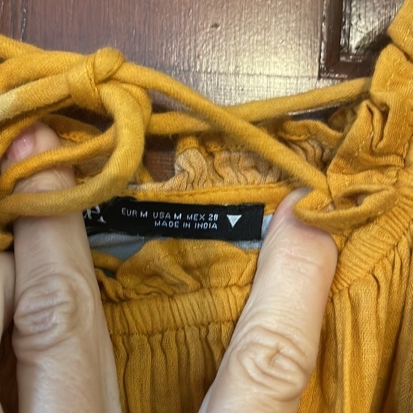 Zara tie dye gauze Flowy maxi dress - Picture 5 of 6